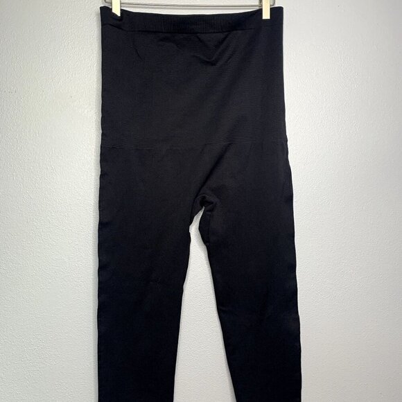 Empetua Womens High-Waist Shaping Long Leggings Plus SZ 3XL Black NEW - Picture 3 of 8